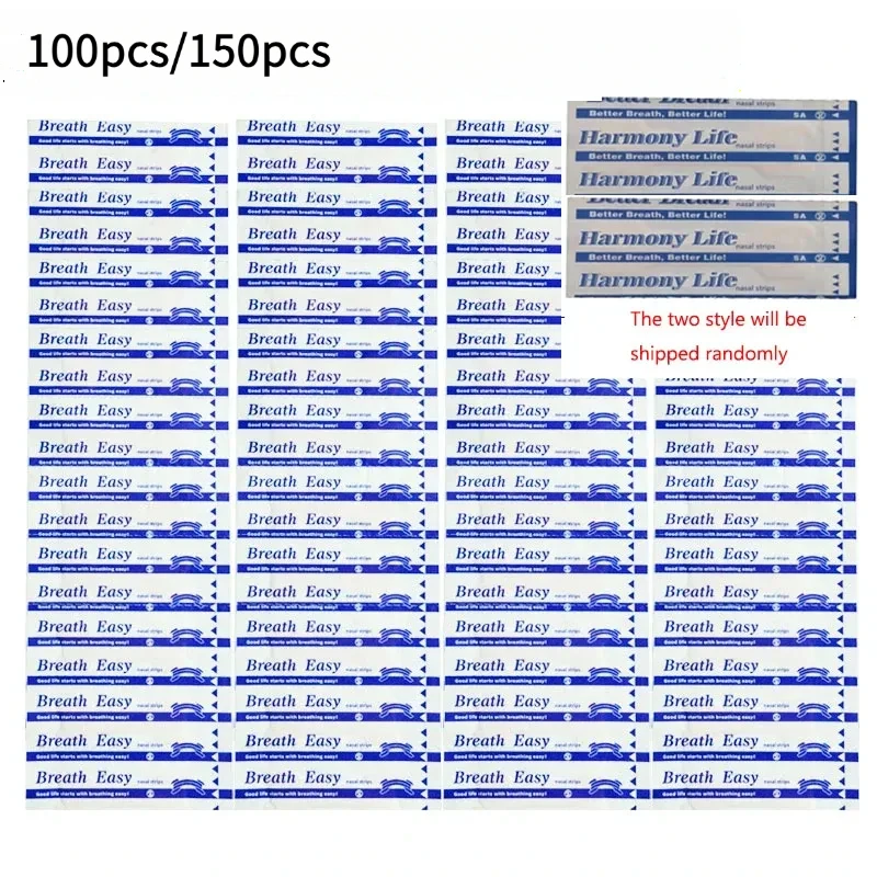 

100pcs/150pcs Breath Nasal Strips Right Aid Stop Snoring Nose Patch Good Sleeping Patch Product Easier Breath Sleep Aid Decive