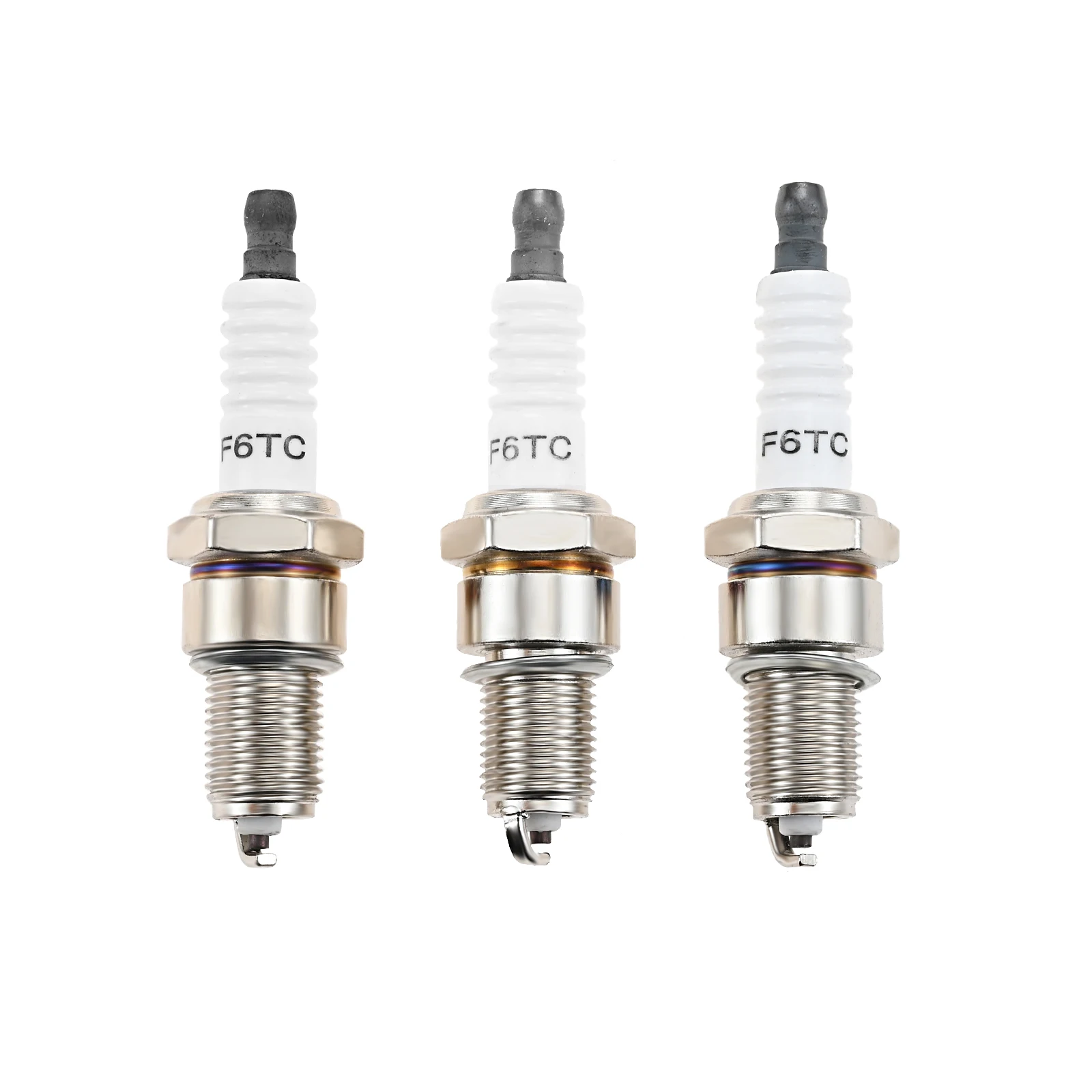 Kit de bujías de 3 uds apto para antorcha F6TC F6RTC para Campion RN9YC N9YC RN9YCC para Honda Gx160 Gx200 GX270 motores pequeños cortacésped
