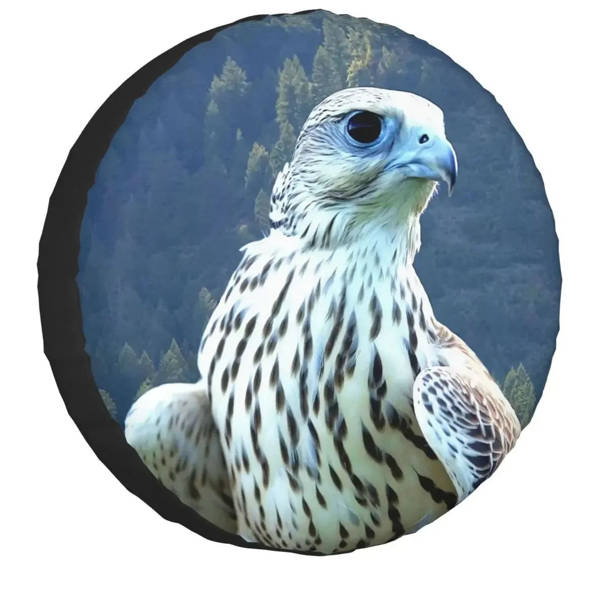 

Beautiful Peregrine Falcon Bird Spare Tire Cover for Jeep SUV RV Trailer Car Wheel Protectors Accessories 14" 15" 16" 17" Inch