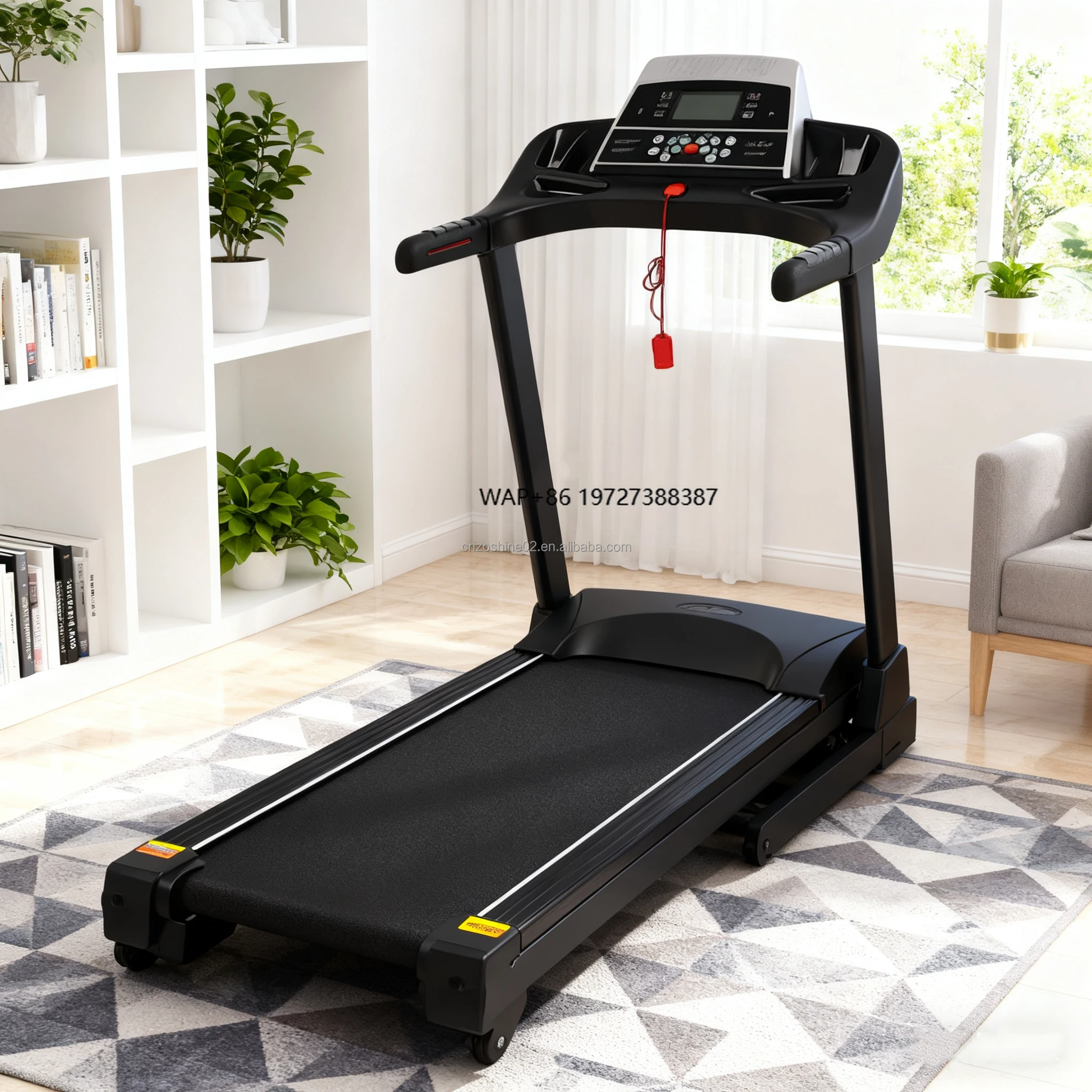 Zoshine Professional Home & Commercial Electric Treadmill Gym Sports Fitness Equipment Foldable LED Screen for Running Exercise
