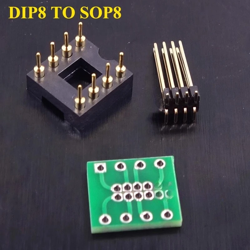 SMD zu DIP DIP8 zu SOP8 Soundkarte Upgrade 8Pin Adapterplatine