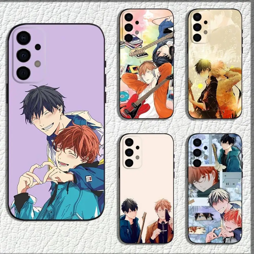 

Anime G-GIVEN Love Mafuyu Uenoyama Phone Case For Samsung Galaxy A73,72,71,A52,51,40,41,A22,A32,31,13,12,Note20 Soft Black Shell