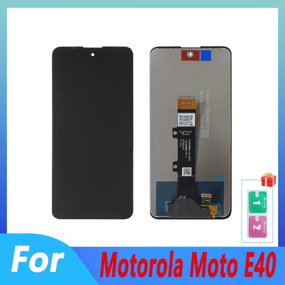 Pop 6,5 ''probado para Motorola Moto E40 pantalla LCD Digitalizador de pantalla táctil para Moto E40 piezas de repuesto de montaje LCD