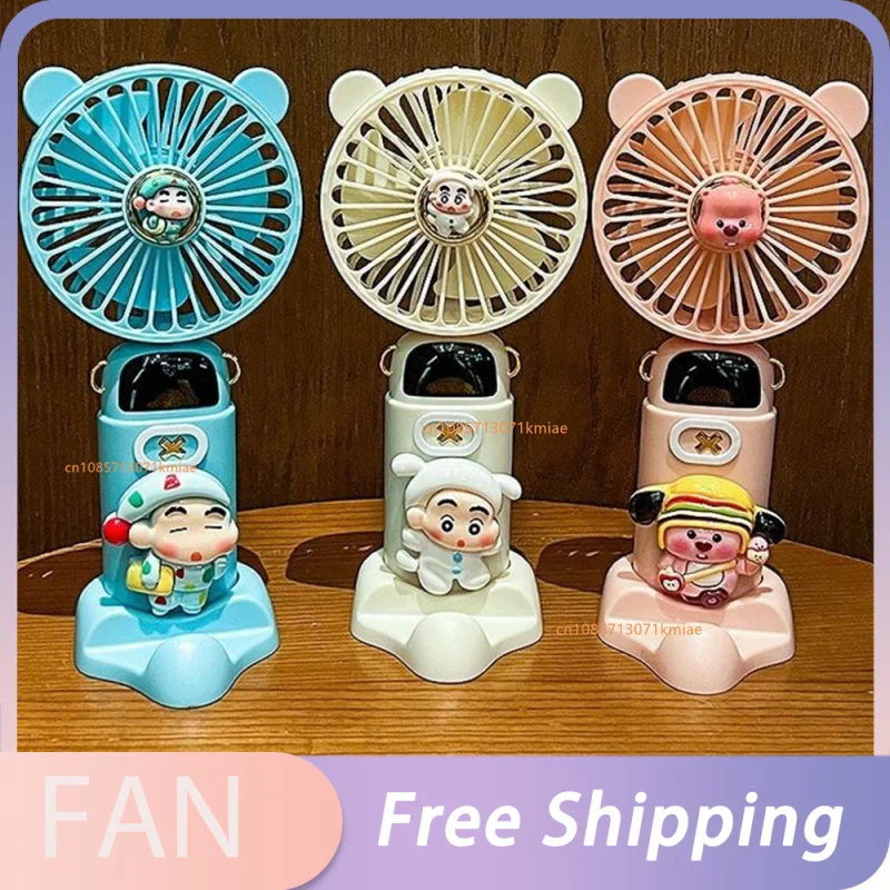 

Small Fan USB Charging With Light Cute Mini Astronaut Handheld Electric Fan Portable Summer Artifact Fan Children Birthday Gifts