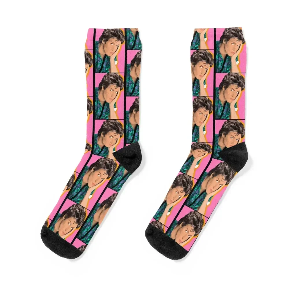 

George Michael 80s Wham! Socks sports and leisure retro kawaii new in's Socks Female Men's