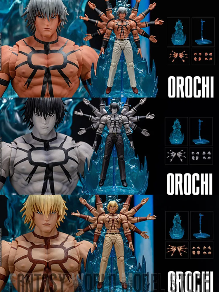 In Stock Storm Toys SKKF04 1/12 Scale Orochi Three Color Versions Full Set Collectible 6'' Action Figure Model For Fans Gifts