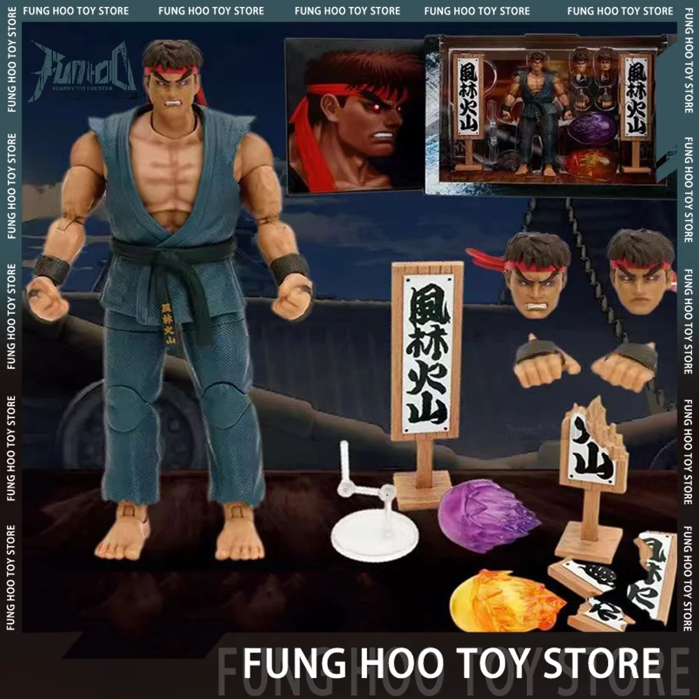 

New Jada Street Fighter Figures Hoshi Ryu Action Figure Evil Ryu Figurine Pvc Movable Gk Statue Collection Model Room Toy Gifts