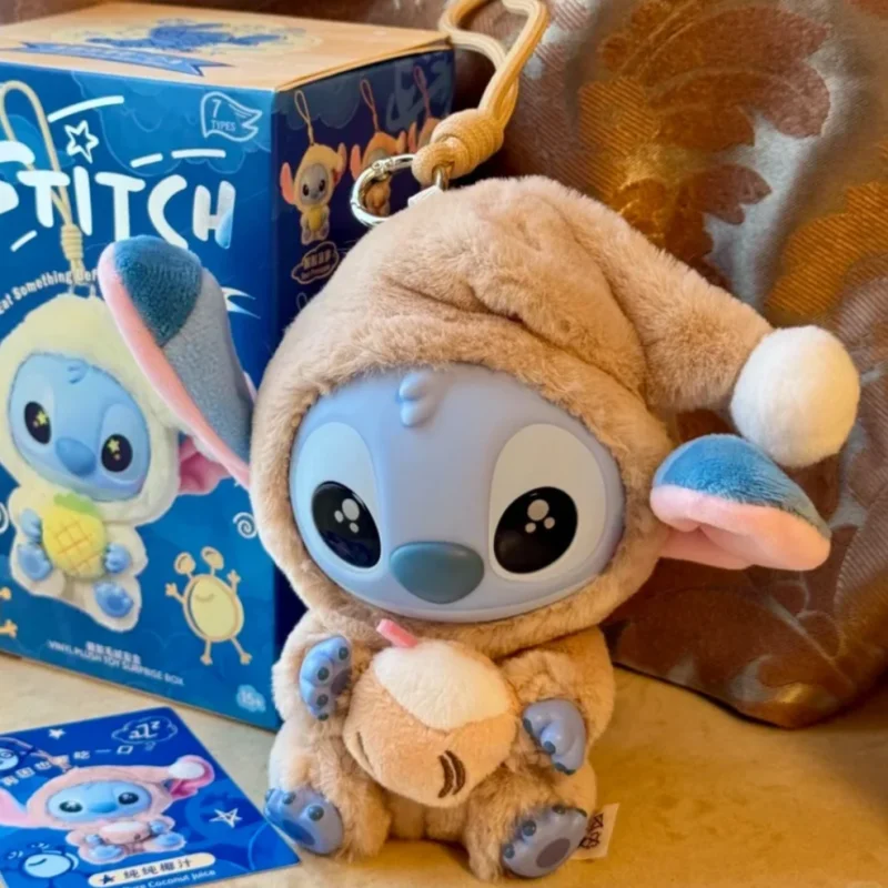 

Hot Genuine Stitch Eat Something Before Sleep Series Plush Blind Box Vinyl Toy Kawaii Doll Surprise Box Pendant Girl Gift