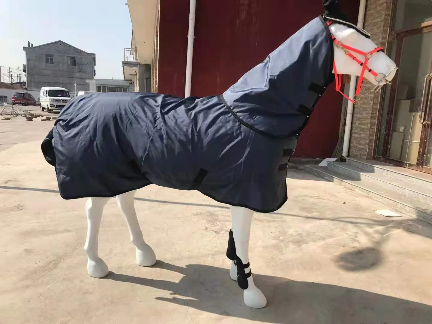 tapis équitation Winter Cotton-padded And Thickened Horse Jackets Paarden Spullen Protective Equipment Warm  Horse Clothes