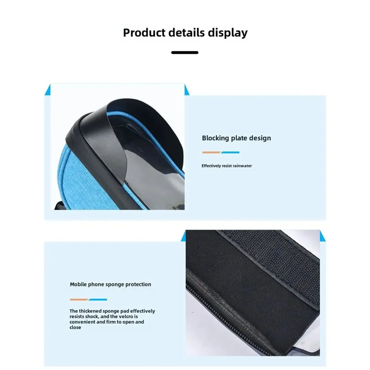 2026 Trend Bike Riding Bag with Hard Shell for Road Cycling and Phone Storage