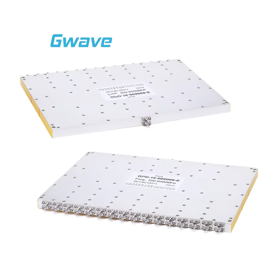 

Gwave GPD-16-005060-E 16-Way For Power Divider 50 Ohm RoHS Compliant For Telecom 0.5 GHz To 6 GHz Rated At 30 Watts