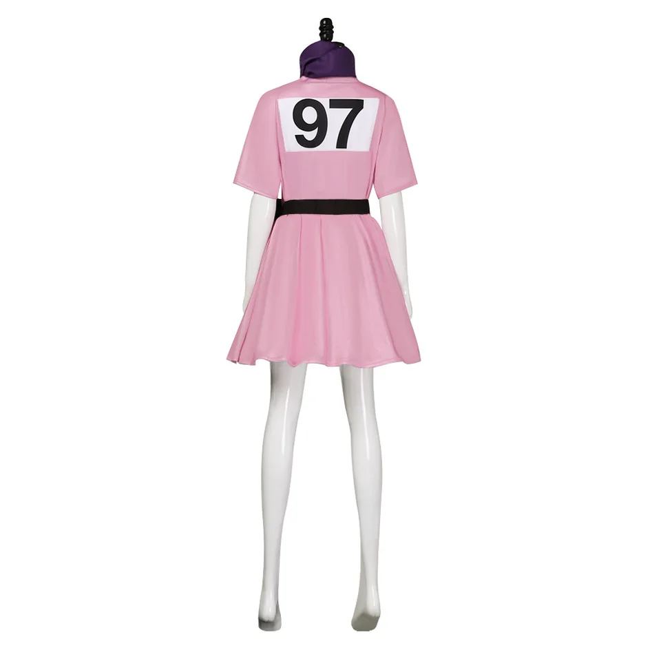 bulma pink dress cosplay Cute Pink Bulma Women's Cosplay Costume