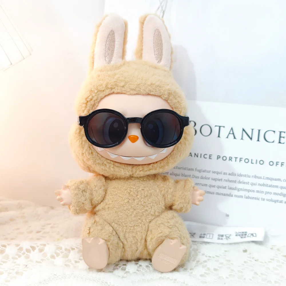 17cm Mini Plush Doll'S Clothes Outfit Accessories For Korea Kpop Exo Labubu Idol glasses sunglasses Clothing Gift