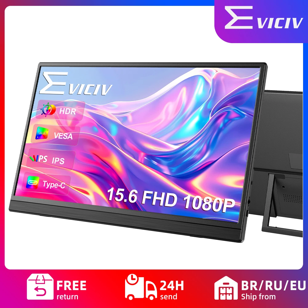 EVICIV Portable Monitor 15.6