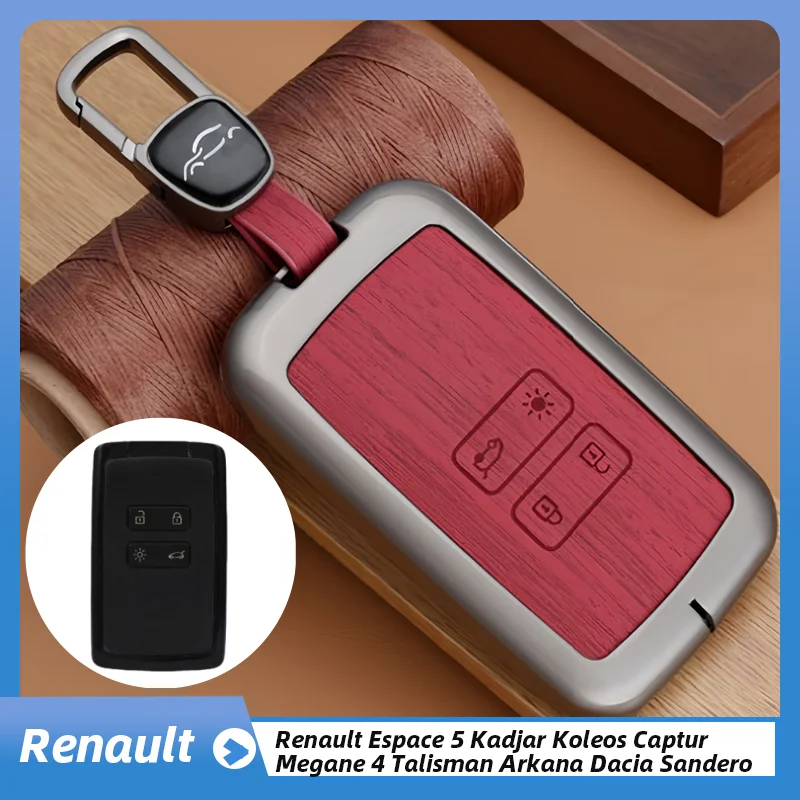 

Car Key Case Cover Shell Fob For Renault Koleos Kadjar Captur Megane Talisman Espace Clio Zoe Scenic 4 Arkana Dacia Sandero