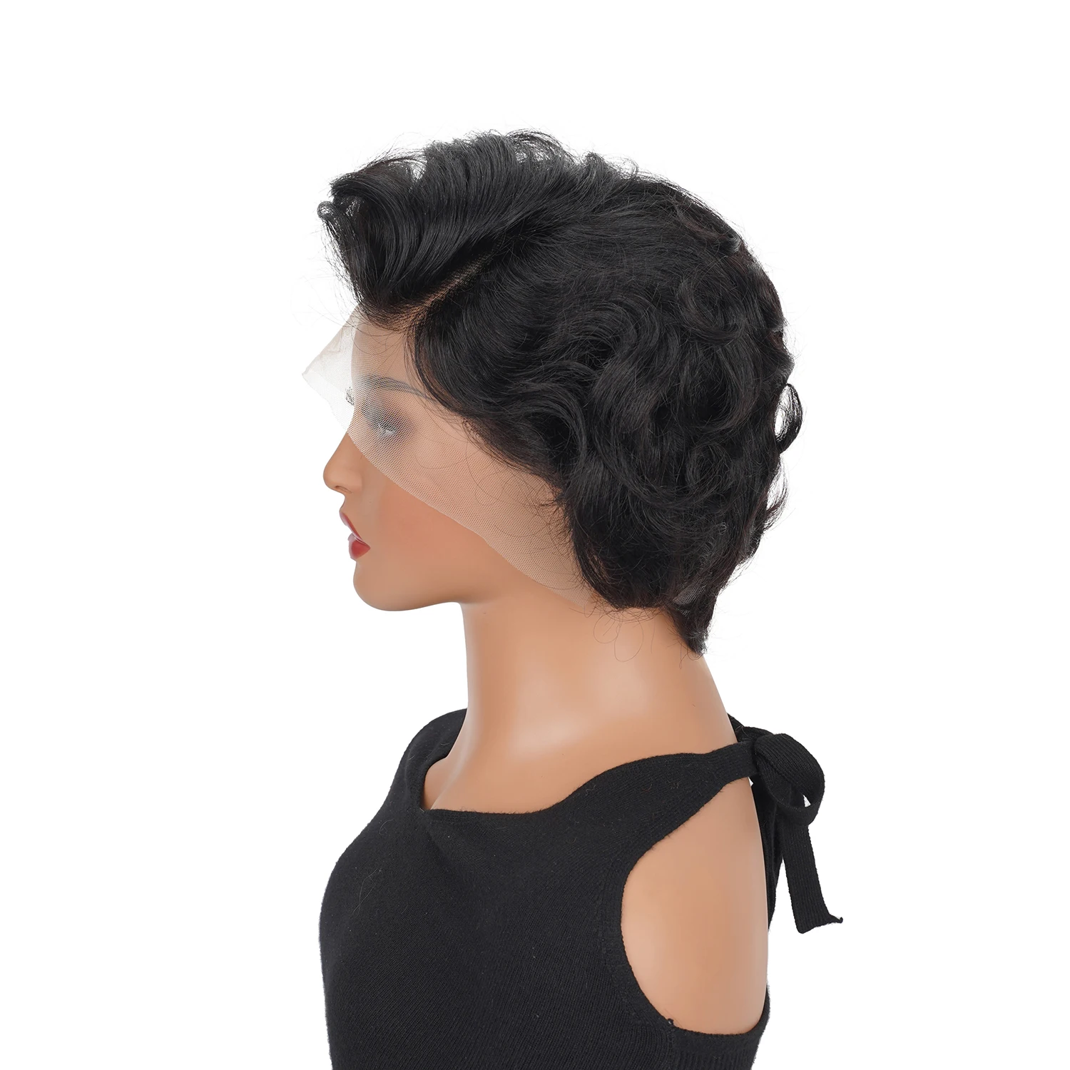 13x4 Pixie Cut Lace Human Hair Wigs For Women Brazilian Human Hair Lace Front Wig 13x4 Short Pixie Cut Lace Wig Human Hair