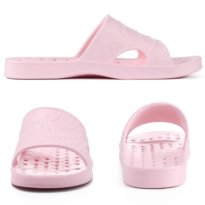 Smile Super Soft Shower Slippers For Women Men Light Non-slip Indoor Slides Quick Drying Bathroom Slippers With Arch Support - view 4