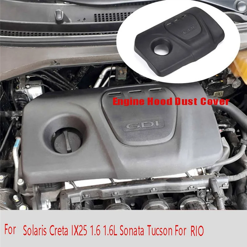 292402B930 Car Front Engine Hood Dust Cover Protective Cap For Hyundai Solaris Creta IX25 1.6 Kia RIO 2017 Sonata Tucson-AS55