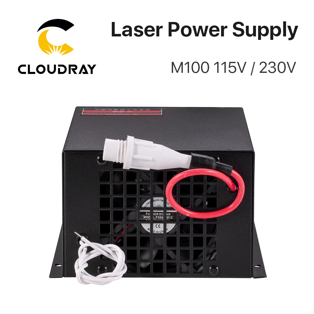 Cloudray 100W CO2 Laser Cutting Machine Power Supply Module for Engraving Machine 12-24V Power Input DIY Laser Engraver Machine