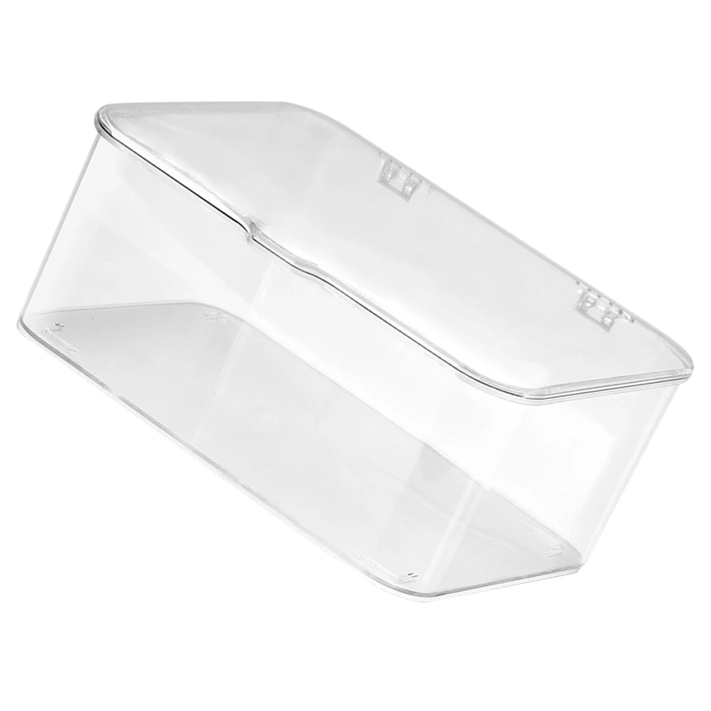 

Transparent Flip Lid Desktop Storage Box Multi-Functional Plastic Organizer For Office Home School Small Objects Pen Holder