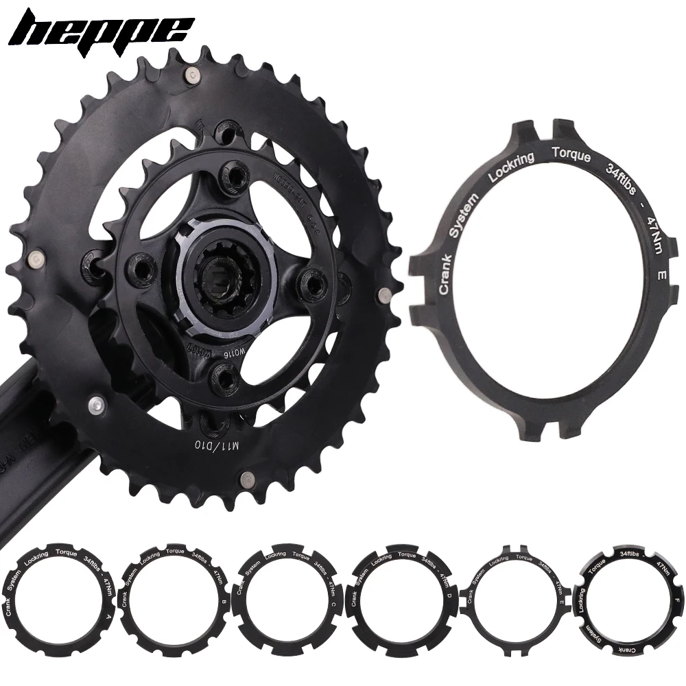 Anel de Fixação para Pedivela de Bicicleta HEPPE, Anel de Bloqueio para Pedivela, Anel de Fixação para Pedivela FSA/ROTOR/Cannondale/S-work/SRM