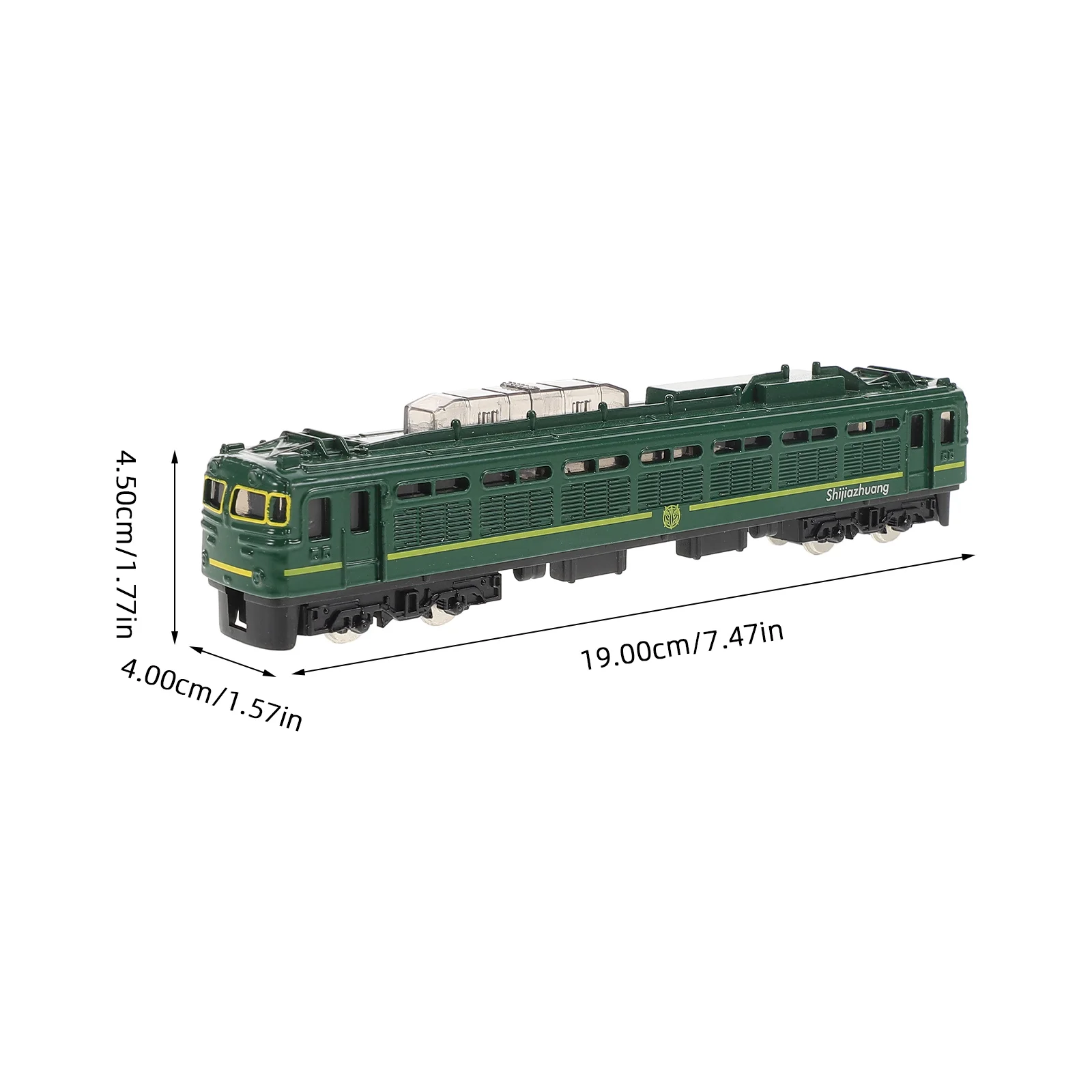 Model Train Vintage Miniature Shaped Decor Figurine Retro Metal Desktop Adornment