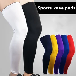 1Pc Full Leg Sleeves Long Compression Leg Sleeve Knee Sleeves Protect Leg, For Man Women Basketball Cycling Football Running