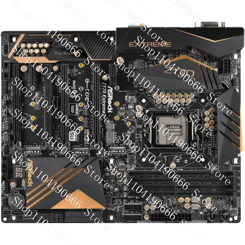 

FOR ASRock Z170 Extreme7+ LGA1151 DVI-D HDMI 64GB 6/7th Gen Motherboard TestXYG XYG