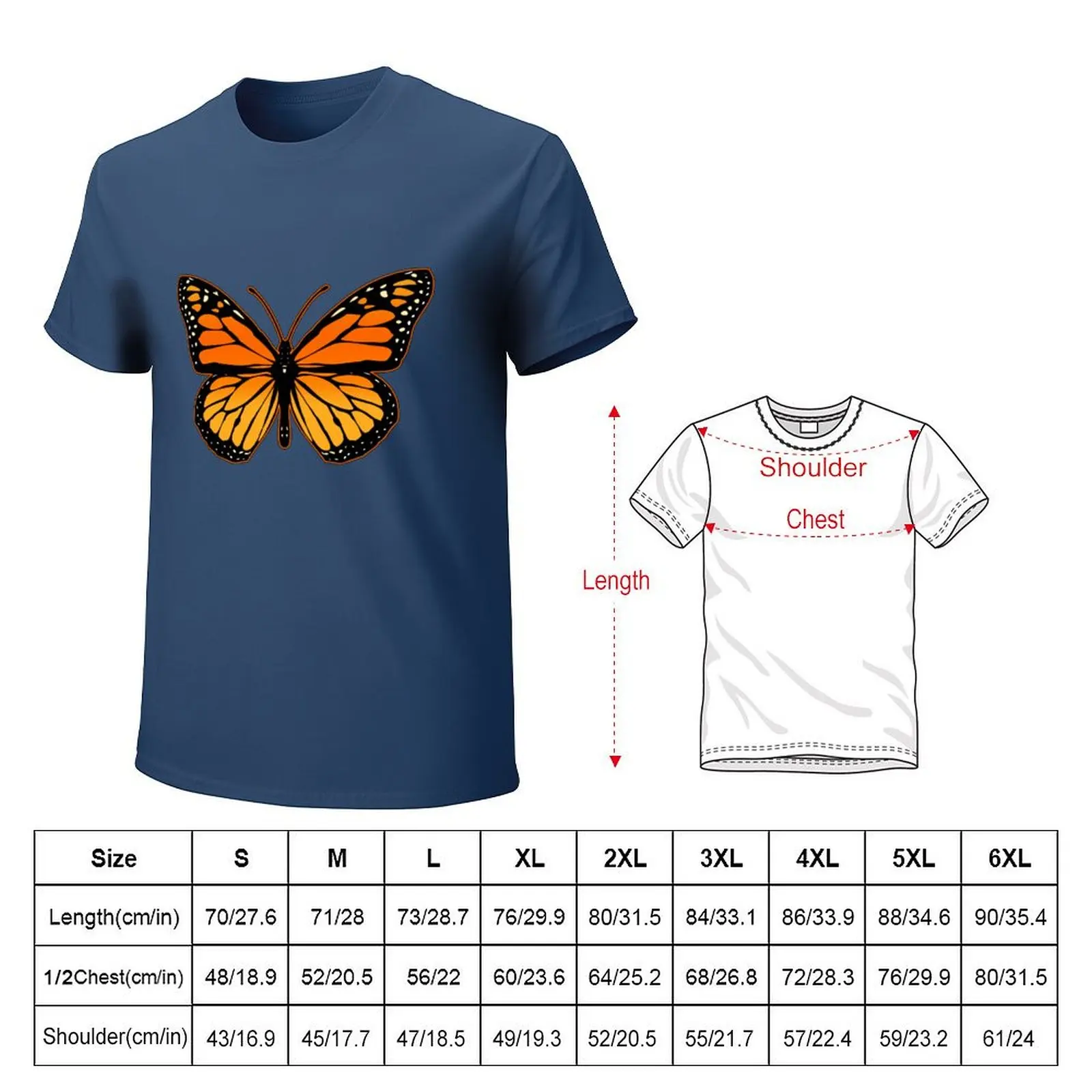 Monarch Butterfly T-shirt customs design your own boys whites graphics quick-drying mens workout shirts