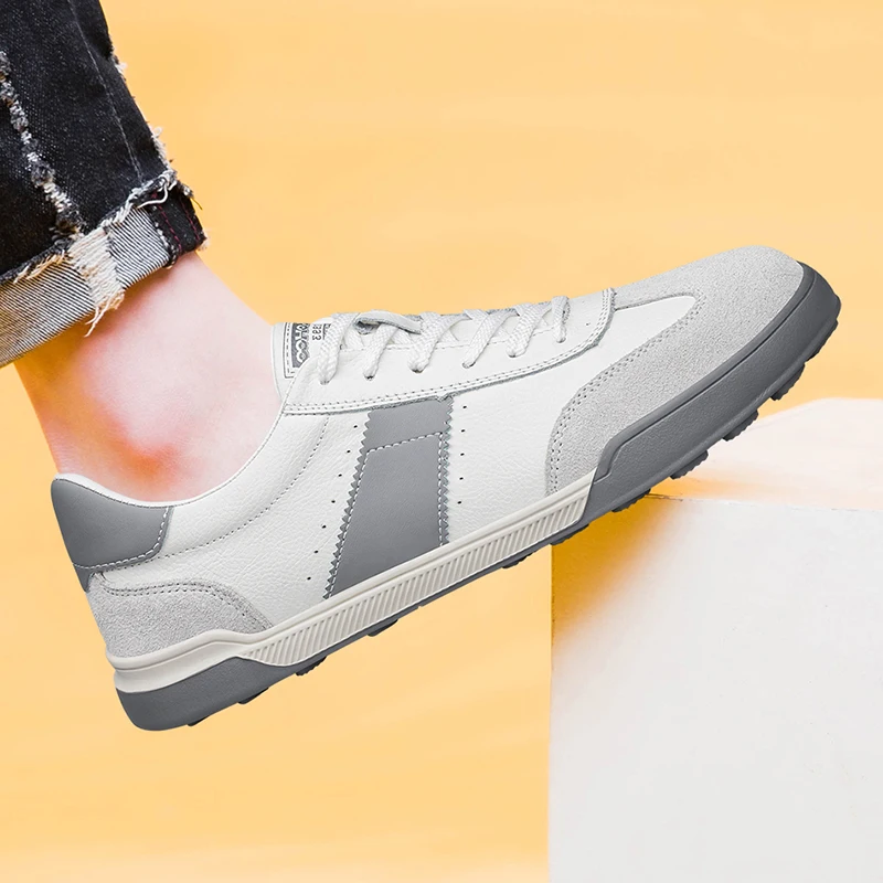 

Трендовые туфли-оксфорды, мужские классические туфли на плоской подошве, мужская обувь для скейтборда, уличная кожаная обувь на мягкой подошве, удобная повседневная обувь для вождения