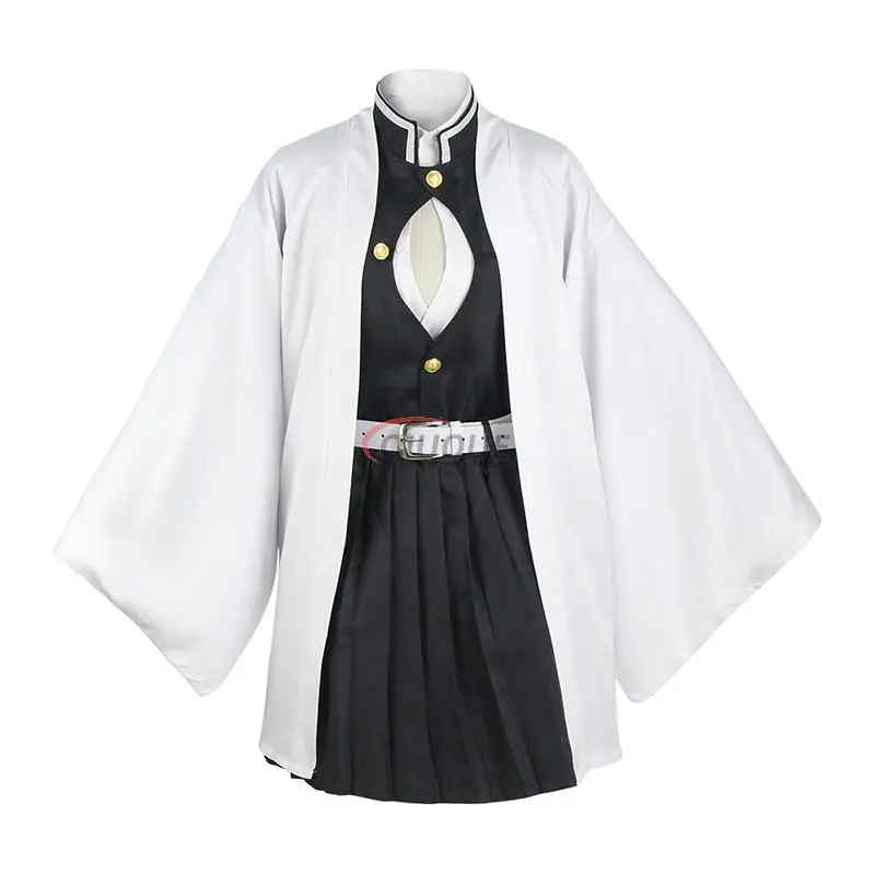 Kanroji Mitsuri Cosplay Costume parrucca donna ragazze abiti uniformi per bambini e adulti Anime Cosplay Halloween Party Suits