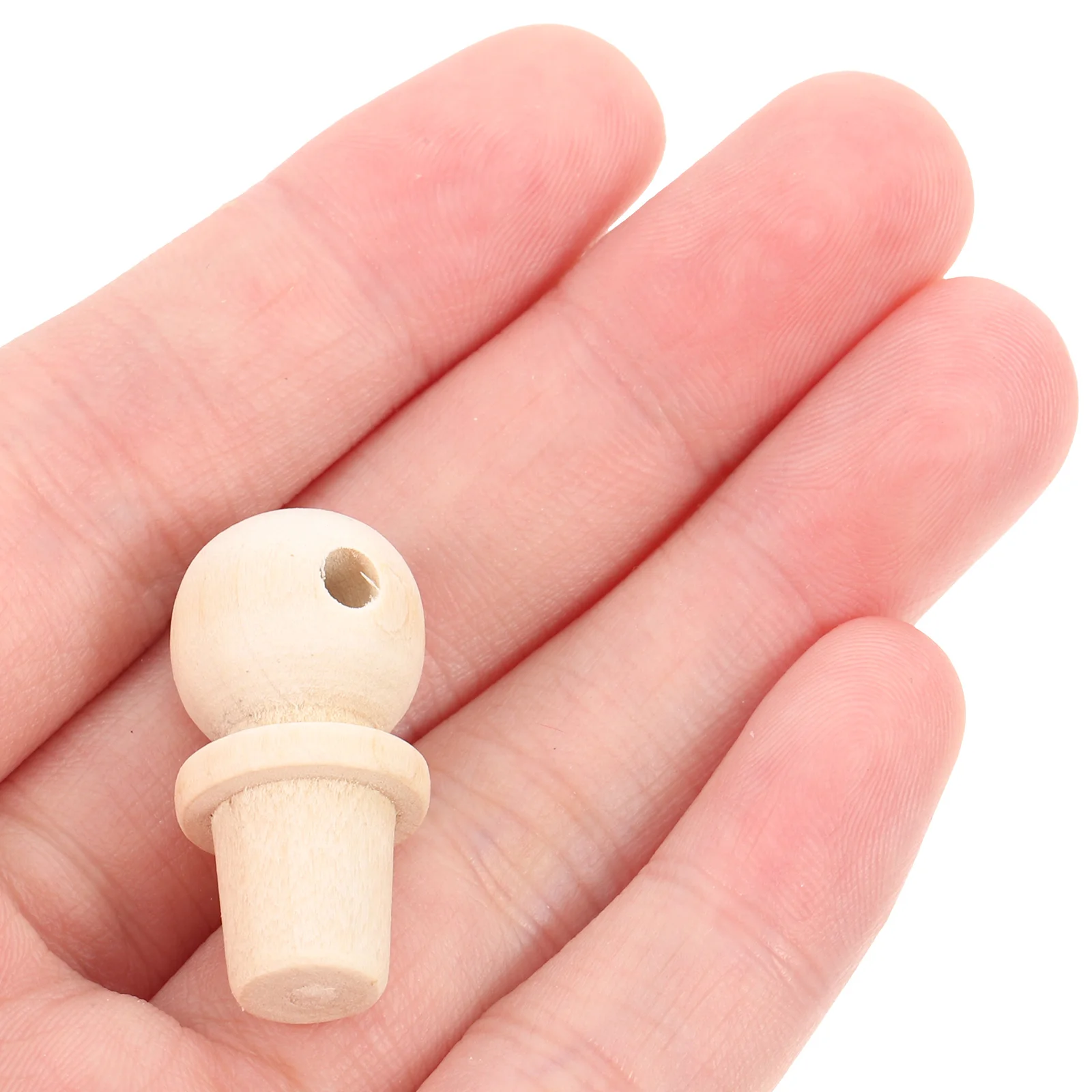 Gourd Stopper Accessories Mini Pegs Wood Spindles for Crafts DIY Drawer Cabinet Knobs Cork Unfinished Trundle Bed