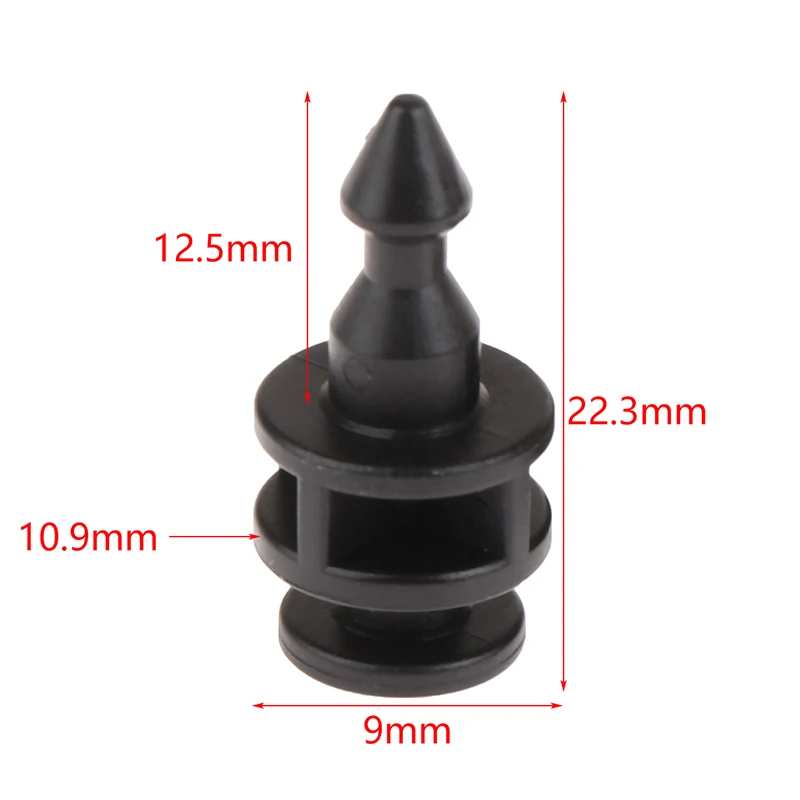 10 قطعة الخلفية الذيل ضوء مصباح إصلاح تحديد مقاطع الكسوة البلاستيك ل اكسسوارات السيارات A0008208164 2E0945230 الأسود #6