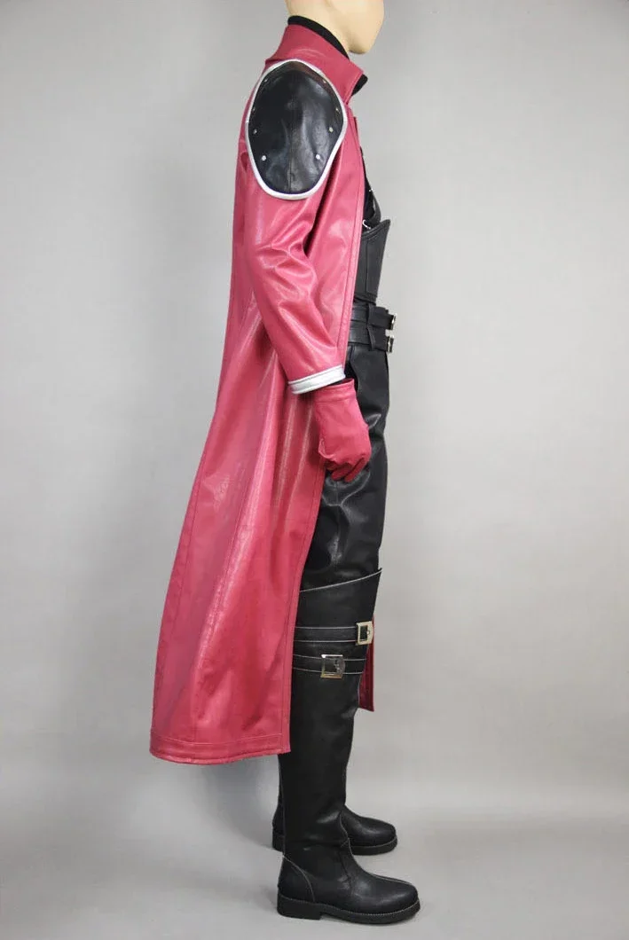 Disfraz de Cosplay rojo FFVII Genesis Rhapsodos Final Fantasy 7