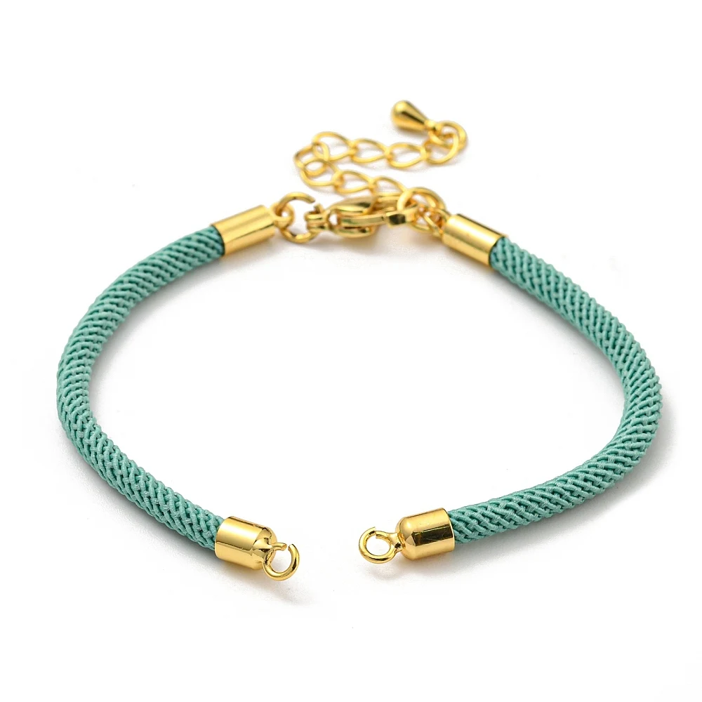 PandaHall 20-teiliges Nylon-Armband-Set, umweltfreundliche Messingbeschläge mit Karabinerverschlüssen für die Herstellung von DIY-Schmuckarmbändern – Detail 9