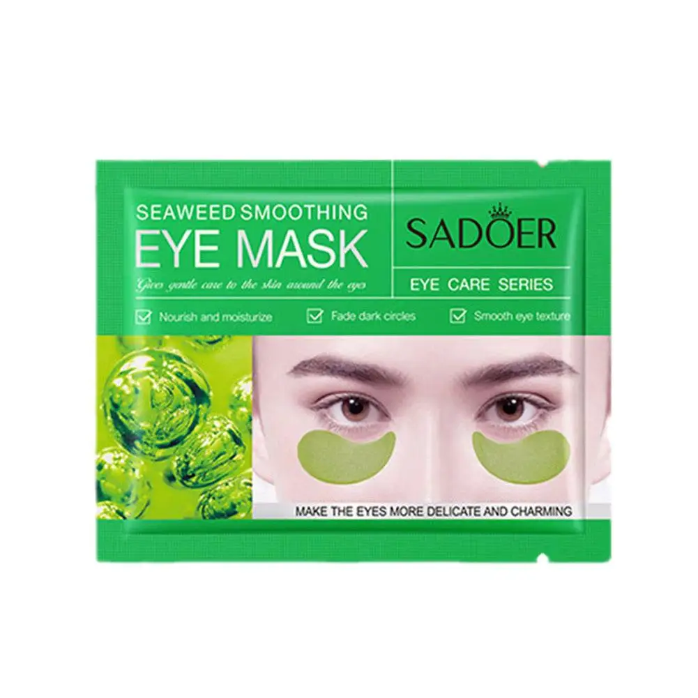 1pair Caviar Eye Mask Moisturizing Crystal Collagen Anti-Wrinkle Care Aging Anti Eye Skin Mask W4S1