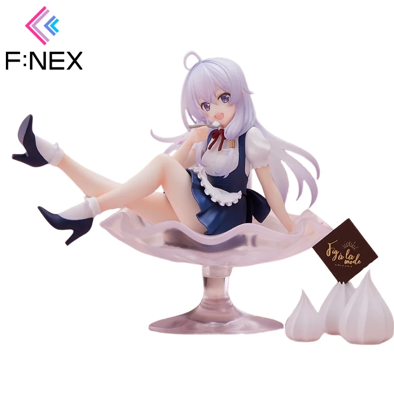 

Stock Genuine Original FuRyu F:NEX Fig à la mode Elaina 12CM PVC Original Anime Action Figure Collectible Boxed Model Dolls Toy