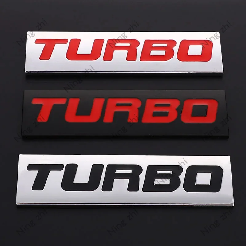 

3D Metal Car Sticker Turbo Logo Emblem Badge Decals for Turbo Logo BMW Audi Volkswagen Ford Nissan Toyota Honda Jeep Volvo Opel