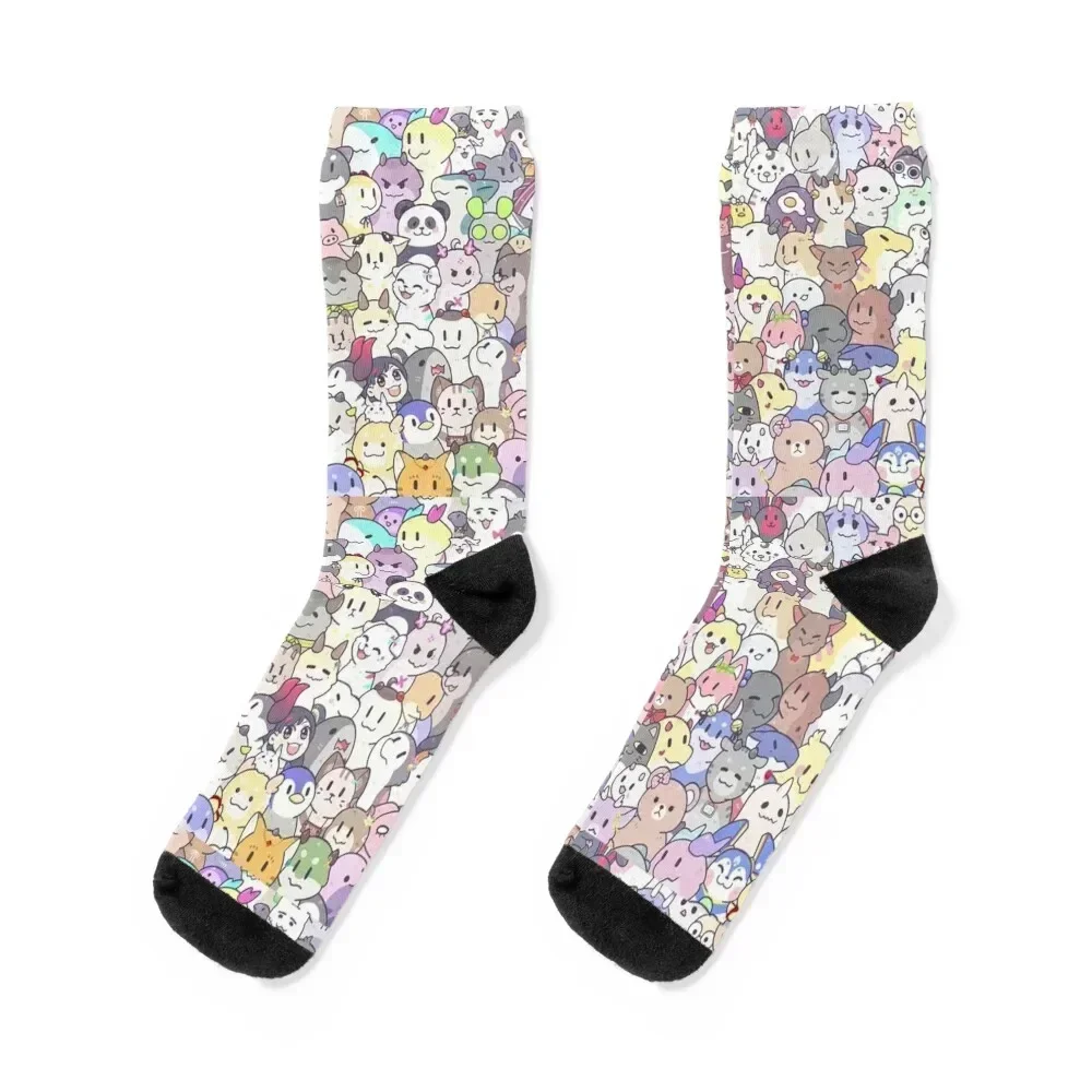 

Anime Socks warm winter football cartoon winter thermal Socks For Man Women's