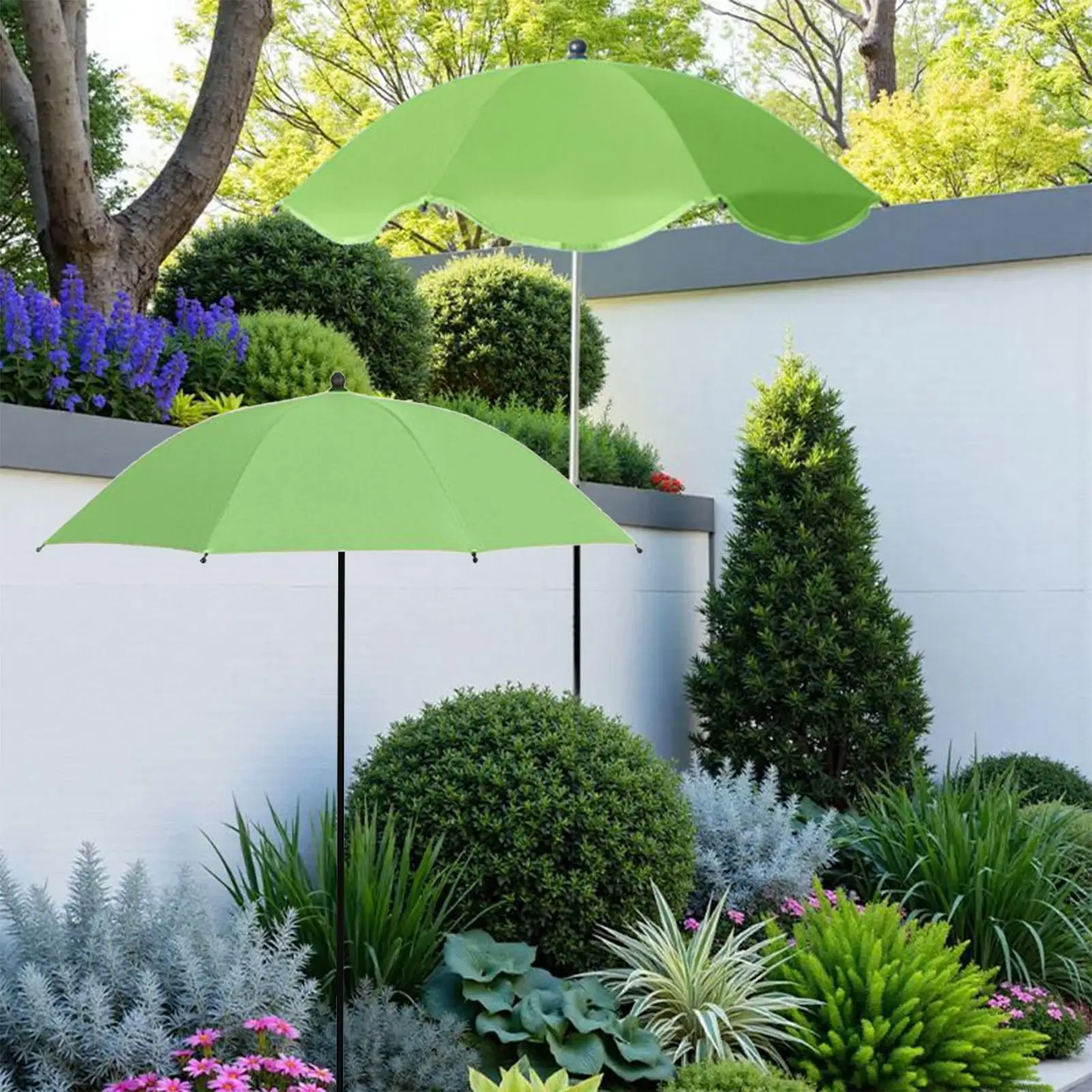 Summer Outdoor Plants Umbrella Height Adjustable Sun Protection Cloth Garden Sunscreen For Potted Plants Vegetables Flowers