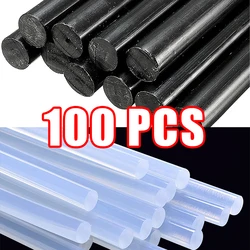 100Pcs Wholesale Car Body Dent Repair Glue Sticks Black High Adhesive Hot Melt Glue Stick Strong Adhesion Auto Repair Tool