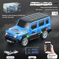 2025 Popular 1:64 Alloy Mini Remote Control Car Off-Road Drift Desktop Mini Racing Car Pocket Car Birthday Children'S Toys