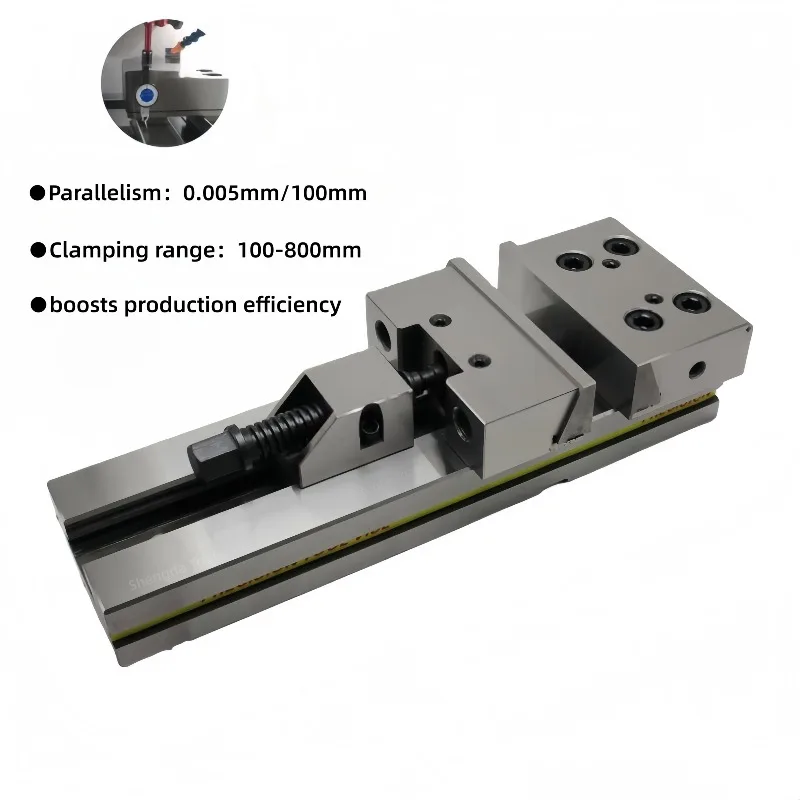 Numerical control steel vice with modular claw screw core