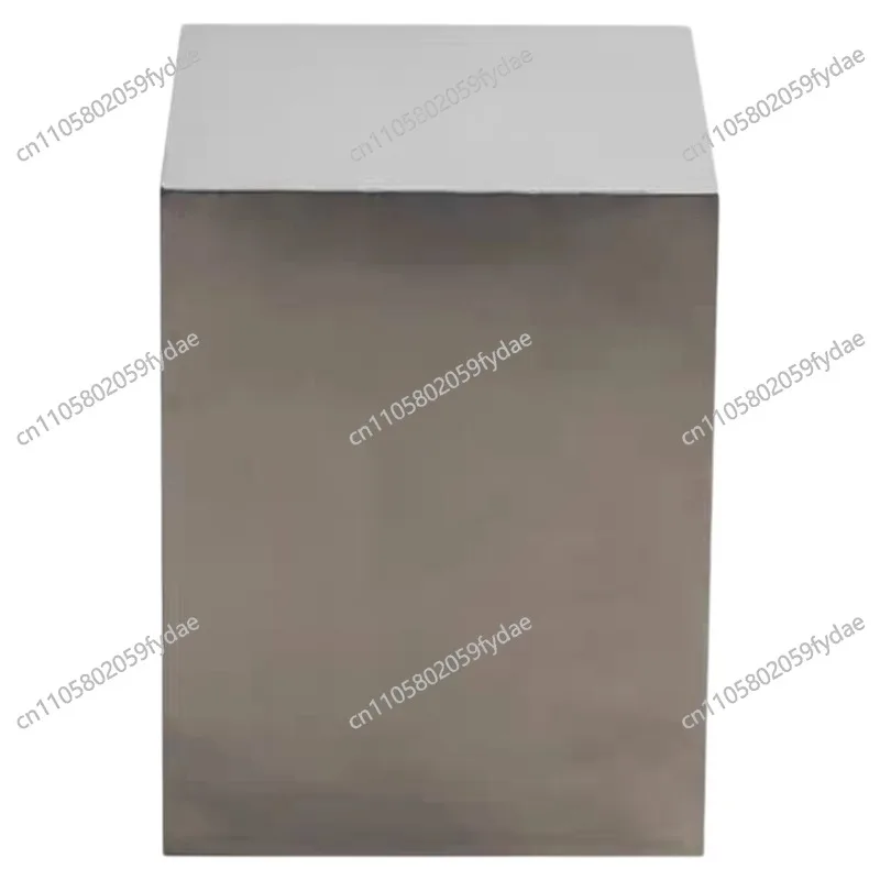 Stools Household Stainless Coffee Steel Shoe Round Light Luxury Stool Table Creative Sofa Side Tables Bedroom Footstools