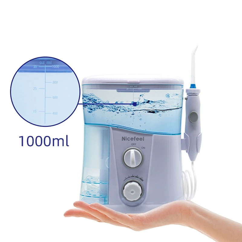 

1000ml Oral Irrigator Water Flosser Dental Floss Teeth Whitening Mouthwasher Cleaning Irrigation Tooth Care