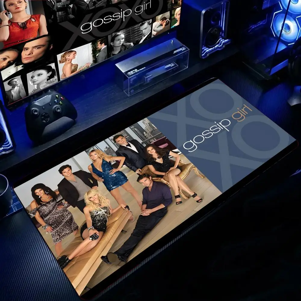 

Gossip Girl Mouse Pad Mousepad Large Gaming Mouse Pad LockEdge Thickened Computer Keyboard Table Desk Mat
