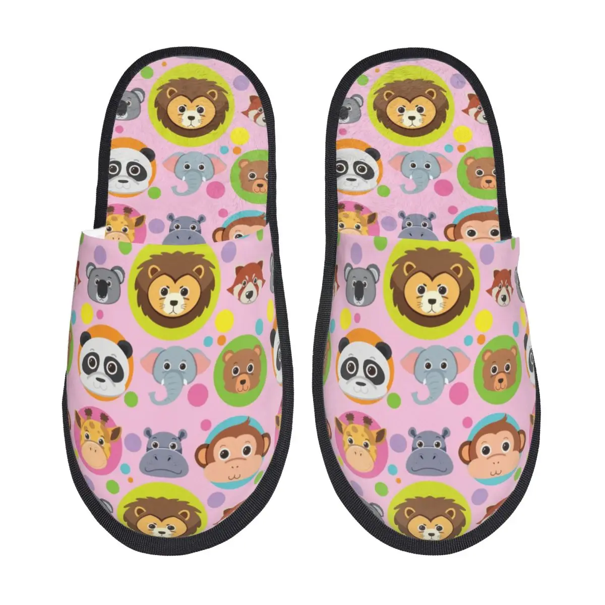 

Custom Print Women Cute Animals House Slippers Soft Warm Koala Bear Memory Foam Fluffy Slipper Indoor Outdoor Shoes