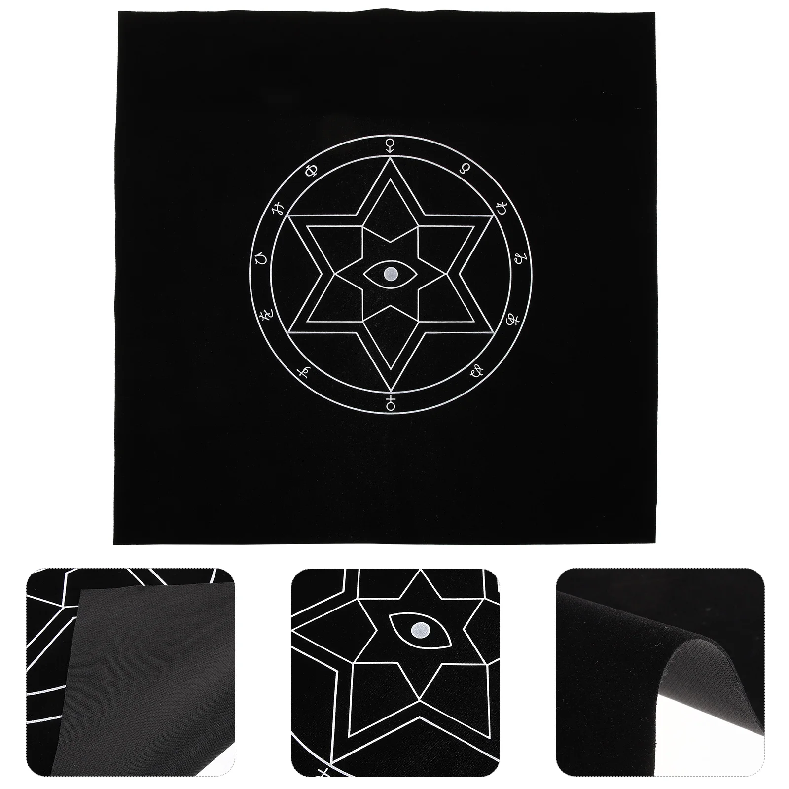 

Velvet Altar Pattern Cover Cards Storage Drawstring Altar Cloth Tarot Card Bag Bag Cloth Home Tarot Pouches Textiles