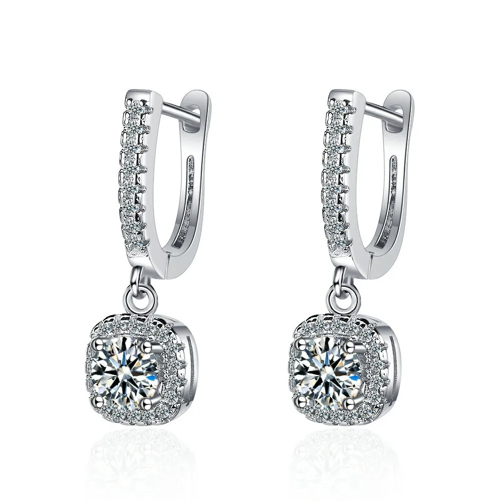 Neue Ohrringe aus 925er-Sterlingsilber, klassisch, edel, für Damen, luxuriöser Hochzeitsschmuck, elegante Damenaccessoires, modisches Geschenk, Party – Detail 5