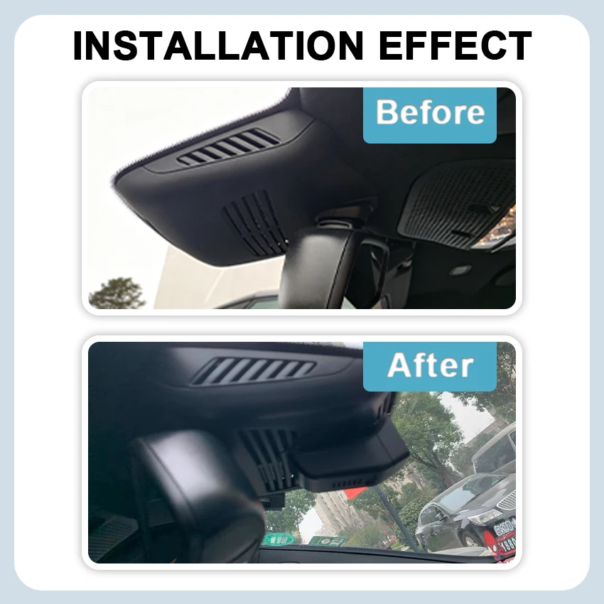 Plug & Play Car Dash Cam for Mercedes-Benz C Class W204 W205 C180 C200 C220 C250 C260 C300 2015-2026,Driving Recorder Car Dvr